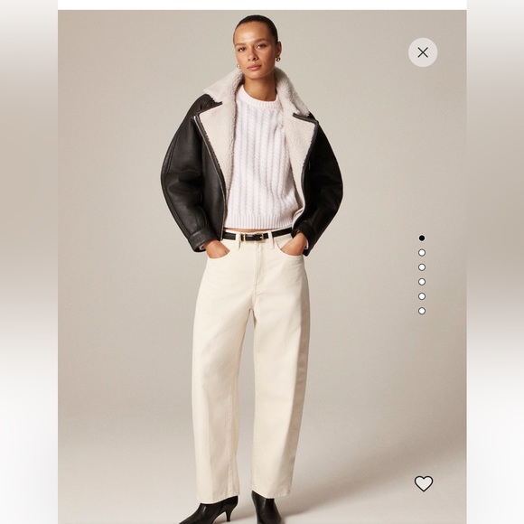 J. Crew Denim - J. Crew Off-White Barrel Leg Jeans